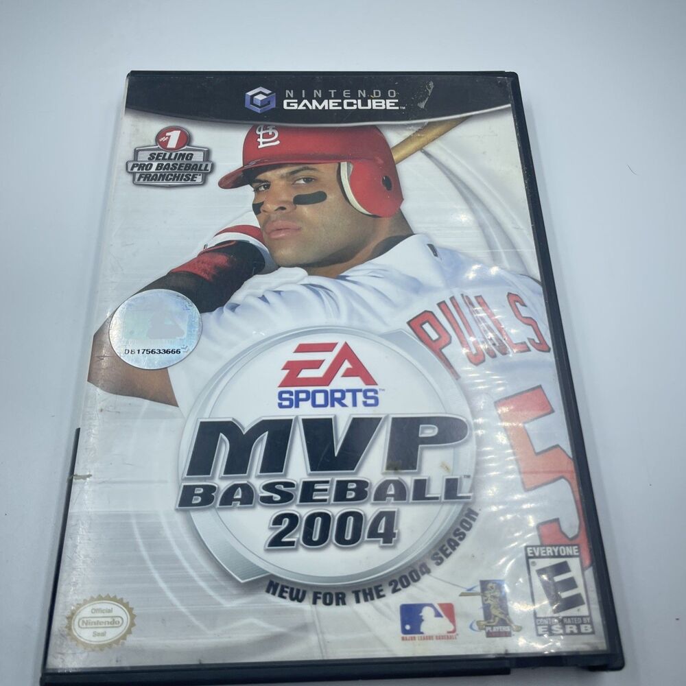 MVP Baseball 2004 (Nintendo GameCube, 2004)  NO MANUAL